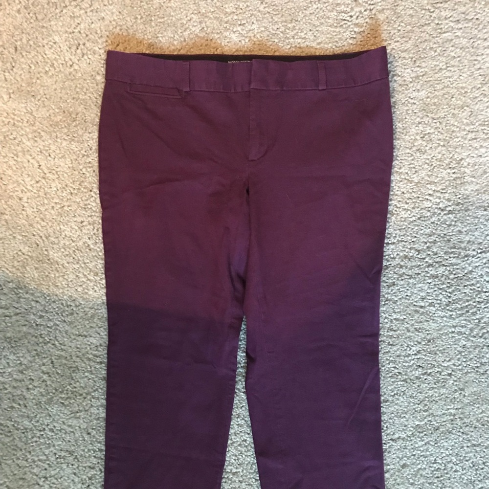 Final Price Purple Banana Republic Sloan Pants